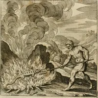 An illustration from Musaeum hermeticum, reformatum et amplificatum : omnes sopho-spagyricae artis discipulos fidelissimè erudiens, quo pacto summa illa veraque lapidis philosophici medicina, qua res omnes qualemcunque defectum patientes, instaurantur, inveniri & haberi queat : continens tractatus chimicos XXI. praestantissimos .. (1678)