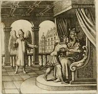 An illustration from Musaeum hermeticum, reformatum et amplificatum : omnes sopho-spagyricae artis discipulos fidelissimè erudiens, quo pacto summa illa veraque lapidis philosophici medicina, qua res omnes qualemcunque defectum patientes, instaurantur, inveniri & haberi queat : continens tractatus chimicos XXI. praestantissimos .. (1678)