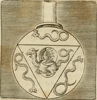 An illustration from Musaeum hermeticum, reformatum et amplificatum : omnes sopho-spagyricae artis discipulos fidelissimè erudiens, quo pacto summa illa veraque lapidis philosophici medicina, qua res omnes qualemcunque defectum patientes, instaurantur, inveniri & haberi queat : continens tractatus chimicos XXI. praestantissimos .. (1678)