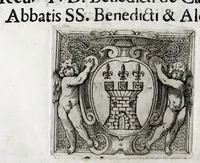 An illustration from Musarum plausus Perusii in augusto D. Petri Monast.o Congregationis Casinensis ad anni MDCXLIII generalia patrum comitia excitatus (1643)