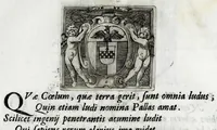 An illustration from Musarum plausus Perusii in augusto D. Petri Monast.o Congregationis Casinensis ad anni MDCXLIII generalia patrum comitia excitatus (1643)