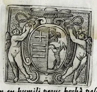 An illustration from Musarum plausus Perusii in augusto D. Petri Monast.o Congregationis Casinensis ad anni MDCXLIII generalia patrum comitia excitatus (1643)