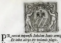 Picture 32 of 54 from Musarum plausus Perusii in augusto D. Petri Monast.o Congregationis Casinensis ad anni MDCXLIII generalia patrum comitia excitatus (1643), leaf 90
