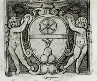 Picture 38 of 54 from Musarum plausus Perusii in augusto D. Petri Monast.o Congregationis Casinensis ad anni MDCXLIII generalia patrum comitia excitatus (1643), leaf 97