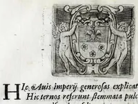 An illustration from Musarum plausus Perusii in augusto D. Petri Monast.o Congregationis Casinensis ad anni MDCXLIII generalia patrum comitia excitatus (1643)