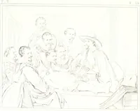 Picture 18 of 117 from Musée de peinture et de sculpture; ou, Recueil des principaux tableaux, statues et bas-reliefs des collections publiques et particulières de l'Europe. Dessiné et gravé à l'eau-forte par Réveil, avec des notices descriptives, critiques et historiques par Louis et Réné Ménard (1872), leaf 134