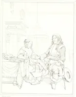 Picture 23 of 117 from Musée de peinture et de sculpture; ou, Recueil des principaux tableaux, statues et bas-reliefs des collections publiques et particulières de l'Europe. Dessiné et gravé à l'eau-forte par Réveil, avec des notices descriptives, critiques et historiques par Louis et Réné Ménard (1872), leaf 144