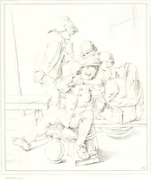 Picture 24 of 117 from Musée de peinture et de sculpture; ou, Recueil des principaux tableaux, statues et bas-reliefs des collections publiques et particulières de l'Europe. Dessiné et gravé à l'eau-forte par Réveil, avec des notices descriptives, critiques et historiques par Louis et Réné Ménard (1872), leaf 146