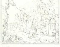 Picture 37 of 117 from Musée de peinture et de sculpture; ou, Recueil des principaux tableaux, statues et bas-reliefs des collections publiques et particulières de l'Europe. Dessiné et gravé à l'eau-forte par Réveil, avec des notices descriptives, critiques et historiques par Louis et Réné Ménard (1872), leaf 170