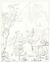 Picture 38 of 117 from Musée de peinture et de sculpture; ou, Recueil des principaux tableaux, statues et bas-reliefs des collections publiques et particulières de l'Europe. Dessiné et gravé à l'eau-forte par Réveil, avec des notices descriptives, critiques et historiques par Louis et Réné Ménard (1872), leaf 172