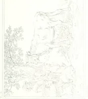 An illustration from Musée de peinture et de sculpture; ou, Recueil des principaux tableaux, statues et bas-reliefs des collections publiques et particulières de l'Europe. Dessiné et gravé à l'eau-forte par Réveil, avec des notices descriptives, critiques et historiques par Louis et Réné Ménard (1872)