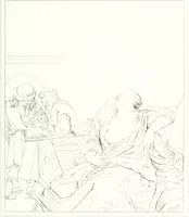 An illustration from Musée de peinture et de sculpture; ou, Recueil des principaux tableaux, statues et bas-reliefs des collections publiques et particulières de l'Europe. Dessiné et gravé à l'eau-forte par Réveil, avec des notices descriptives, critiques et historiques par Louis et Réné Ménard (1872)