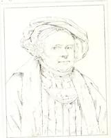 An illustration from Musée de peinture et de sculpture; ou, Recueil des principaux tableaux, statues et bas-reliefs des collections publiques et particulières de l'Europe. Dessiné et gravé à l'eau-forte par Réveil, avec des notices descriptives, critiques et historiques par Louis et Réné Ménard (1872)