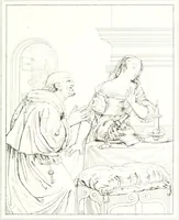 Picture 68 of 117 from Musée de peinture et de sculpture; ou, Recueil des principaux tableaux, statues et bas-reliefs des collections publiques et particulières de l'Europe. Dessiné et gravé à l'eau-forte par Réveil, avec des notices descriptives, critiques et historiques par Louis et Réné Ménard (1872), leaf 230