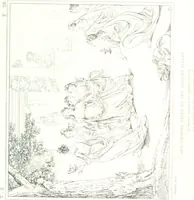 Picture 80 of 117 from Musée de peinture et de sculpture; ou, Recueil des principaux tableaux, statues et bas-reliefs des collections publiques et particulières de l'Europe. Dessiné et gravé à l'eau-forte par Réveil, avec des notices descriptives, critiques et historiques par Louis et Réné Ménard (1872), leaf 258