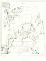 Picture 91 of 117 from Musée de peinture et de sculpture; ou, Recueil des principaux tableaux, statues et bas-reliefs des collections publiques et particulières de l'Europe. Dessiné et gravé à l'eau-forte par Réveil, avec des notices descriptives, critiques et historiques par Louis et Réné Ménard (1872), leaf 280