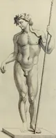 Picture 60 of 136 from Museum Cortonense : in quo vetera monumenta complectuntur anaglypha, thoreumata, gemmae inscalptae insculptaeque quae in Academia etrusca ceterisque nobilium virorum domibus adservantur, in plurimus tabulis aereis distributum (1750), leaf 162