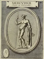 Picture 83 of 136 from Museum Cortonense : in quo vetera monumenta complectuntur anaglypha, thoreumata, gemmae inscalptae insculptaeque quae in Academia etrusca ceterisque nobilium virorum domibus adservantur, in plurimus tabulis aereis distributum (1750), leaf 208