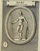 Picture 85 of 136 from Museum Cortonense : in quo vetera monumenta complectuntur anaglypha, thoreumata, gemmae inscalptae insculptaeque quae in Academia etrusca ceterisque nobilium virorum domibus adservantur, in plurimus tabulis aereis distributum (1750), leaf 212