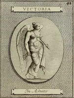 Picture 100 of 136 from Museum Cortonense : in quo vetera monumenta complectuntur anaglypha, thoreumata, gemmae inscalptae insculptaeque quae in Academia etrusca ceterisque nobilium virorum domibus adservantur, in plurimus tabulis aereis distributum (1750), leaf 242
