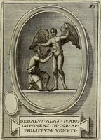 Picture 102 of 136 from Museum Cortonense : in quo vetera monumenta complectuntur anaglypha, thoreumata, gemmae inscalptae insculptaeque quae in Academia etrusca ceterisque nobilium virorum domibus adservantur, in plurimus tabulis aereis distributum (1750), leaf 246