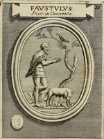 Picture 106 of 136 from Museum Cortonense : in quo vetera monumenta complectuntur anaglypha, thoreumata, gemmae inscalptae insculptaeque quae in Academia etrusca ceterisque nobilium virorum domibus adservantur, in plurimus tabulis aereis distributum (1750), leaf 256