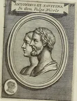 Picture 128 of 136 from Museum Cortonense : in quo vetera monumenta complectuntur anaglypha, thoreumata, gemmae inscalptae insculptaeque quae in Academia etrusca ceterisque nobilium virorum domibus adservantur, in plurimus tabulis aereis distributum (1750), leaf 300