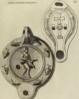Picture 134 of 136 from Museum Cortonense : in quo vetera monumenta complectuntur anaglypha, thoreumata, gemmae inscalptae insculptaeque quae in Academia etrusca ceterisque nobilium virorum domibus adservantur, in plurimus tabulis aereis distributum (1750), leaf 312