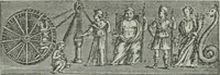 An illustration from Museum italicum, sev Collectio veterum scriptorum ex bibliothecis italicis, eruta a Johanne Mabillon, & Michaele Germain (1687)
