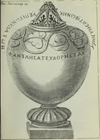 An illustration from Museum italicum, sev Collectio veterum scriptorum ex bibliothecis italicis, eruta a Johanne Mabillon, & Michaele Germain (1687)