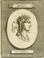 An illustration from Museum Odescalchum, sive, Thesaurus antiquarum gemmarum : cum imaginibus in iisdem insculptis, et iisdem exsculptis, quæ a serenissima Christina svecorum regina collectæ in Museo Odescalcho adservantur, et a Petro Sancte Bartolo quondam incisæ, nunc primum in lucem proferuntur .. (1751)