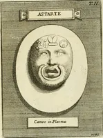 An illustration from Museum Odescalchum, sive, Thesaurus antiquarum gemmarum : cum imaginibus in iisdem insculptis, et iisdem exsculptis, quæ a serenissima Christina svecorum regina collectæ in Museo Odescalcho adservantur, et a Petro Sancte Bartolo quondam incisæ, nunc primum in lucem proferuntur .. (1751)