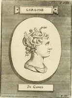 Picture 62 of 102 from Museum Odescalchum, sive, Thesaurus antiquarum gemmarum : cum imaginibus in iisdem insculptis, et iisdem exsculptis, quæ a serenissima Christina svecorum regina collectæ in Museo Odescalcho adservantur, et a Petro Sancte Bartolo quondam incisæ, nunc primum in lucem proferuntur .. (1751), leaf 130
