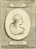 An illustration from Museum Odescalchum, sive, Thesaurus antiquarum gemmarum : cum imaginibus in iisdem insculptis, et iisdem exsculptis, quæ a serenissima Christina svecorum regina collectæ in Museo Odescalcho adservantur, et a Petro Sancte Bartolo quondam incisæ, nunc primum in lucem proferuntur .. (1751)