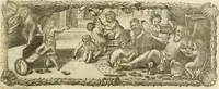 An illustration from Museum Odescalchum, sive, Thesaurus antiquarum gemmarum : cum imaginibus in iisdem insculptis, et iisdem exsculptis, quæ a serenissima Christina svecorum regina collectæ in Museo Odescalcho adservantur, et a Petro Sancte Bartolo quondam incisæ, nunc primum in lucem proferuntur .. (1751)