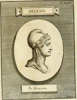 An illustration from Museum Odescalchum, sive, Thesaurus antiquarum gemmarum : cum imaginibus in iisdem insculptis, et iisdem exsculptis, quæ a serenissima Christina svecorum regina collectæ in Museo Odescalcho adservantur, et a Petro Sancte Bartolo quondam incisæ, nunc primum in lucem proferuntur .. (1751)