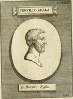 An illustration from Museum Odescalchum, sive, Thesaurus antiquarum gemmarum : cum imaginibus in iisdem insculptis, et iisdem exsculptis, quæ a serenissima Christina svecorum regina collectæ in Museo Odescalcho adservantur, et a Petro Sancte Bartolo quondam incisæ, nunc primum in lucem proferuntur .. (1751)