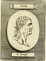 An illustration from Museum Odescalchum, sive, Thesaurus antiquarum gemmarum : cum imaginibus in iisdem insculptis, et iisdem exsculptis, quæ a serenissima Christina svecorum regina collectæ in Museo Odescalcho adservantur, et a Petro Sancte Bartolo quondam incisæ, nunc primum in lucem proferuntur .. (1751)