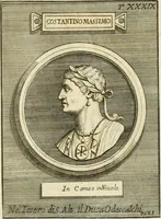 An illustration from Museum Odescalchum, sive, Thesaurus antiquarum gemmarum : cum imaginibus in iisdem insculptis, et iisdem exsculptis, quæ a serenissima Christina svecorum regina collectæ in Museo Odescalcho adservantur, et a Petro Sancte Bartolo quondam incisæ, nunc primum in lucem proferuntur .. (1751)