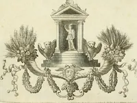An illustration from Museum Odescalchum, sive, Thesaurus antiquarum gemmarum : cum imaginibus in iisdem insculptis, et iisdem exsculptis, quæ a serenissima Christina svecorum regina collectæ in Museo Odescalcho adservantur, et a Petro Sancte Bartolo quondam incisæ, nunc primum in lucem proferuntur .. (1751)