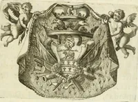 An illustration from Museum Odescalchum, sive, Thesaurus antiquarum gemmarum : cum imaginibus in iisdem insculptis, et iisdem exsculptis, quæ a serenissima Christina svecorum regina collectæ in Museo Odescalcho adservantur, et a Petro Sancte Bartolo quondam incisæ, nunc primum in lucem proferuntur .. (1751)
