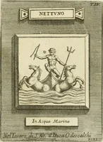 An illustration from Museum Odescalchum, sive, Thesaurus antiquarum gemmarum : cum imaginibus in iisdem insculptis, et iisdem exsculptis, quæ a serenissima Christina svecorum regina collectæ in Museo Odescalcho adservantur, et a Petro Sancte Bartolo quondam incisæ, nunc primum in lucem proferuntur .. (1751)