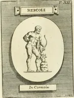An illustration from Museum Odescalchum, sive, Thesaurus antiquarum gemmarum : cum imaginibus in iisdem insculptis, et iisdem exsculptis, quæ a serenissima Christina svecorum regina collectæ in Museo Odescalcho adservantur, et a Petro Sancte Bartolo quondam incisæ, nunc primum in lucem proferuntur .. (1751)