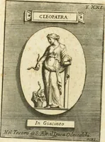 An illustration from Museum Odescalchum, sive, Thesaurus antiquarum gemmarum : cum imaginibus in iisdem insculptis, et iisdem exsculptis, quæ a serenissima Christina svecorum regina collectæ in Museo Odescalcho adservantur, et a Petro Sancte Bartolo quondam incisæ, nunc primum in lucem proferuntur .. (1751)