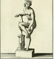 An illustration from Museum Odescalchum, sive, Thesaurus antiquarum gemmarum : cum imaginibus in iisdem insculptis, et iisdem exsculptis, quæ a serenissima Christina svecorum regina collectæ in Museo Odescalcho adservantur, et a Petro Sancte Bartolo quondam incisæ, nunc primum in lucem proferuntur .. (1751)