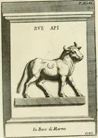An illustration from Museum Odescalchum, sive, Thesaurus antiquarum gemmarum : cum imaginibus in iisdem insculptis, et iisdem exsculptis, quæ a serenissima Christina svecorum regina collectæ in Museo Odescalcho adservantur, et a Petro Sancte Bartolo quondam incisæ, nunc primum in lucem proferuntur .. (1751)