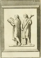 An illustration from Museum Odescalchum, sive, Thesaurus antiquarum gemmarum : cum imaginibus in iisdem insculptis, et iisdem exsculptis, quæ a serenissima Christina svecorum regina collectæ in Museo Odescalcho adservantur, et a Petro Sancte Bartolo quondam incisæ, nunc primum in lucem proferuntur .. (1751)