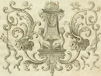 An illustration from Museum Odescalchum, sive, Thesaurus antiquarum gemmarum : cum imaginibus in iisdem insculptis, et iisdem exsculptis, quæ a serenissima Christina svecorum regina collectæ in Museo Odescalcho adservantur, et a Petro Sancte Bartolo quondam incisæ, nunc primum in lucem proferuntur .. (1751)