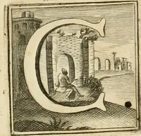 An illustration from Museum Odescalchum, sive, Thesaurus antiquarum gemmarum : cum imaginibus in iisdem insculptis, et iisdem exsculptis, quæ a serenissima Christina svecorum regina collectæ in Museo Odescalcho adservantur, et a Petro Sancte Bartolo quondam incisæ, nunc primum in lucem proferuntur .. (1751)