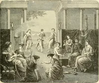 Picture 50 of 218 from Museum of antiquity : a description of ancient life : the employments, amusements, customs and habits, the cities, palaces, monuments and tombs, the literature and fine arts of 3,000 years ago (1882), leaf 224